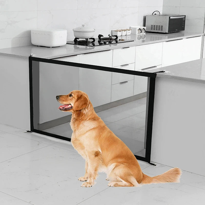 Pet Barrier With 4 Piece Hook Fasteners