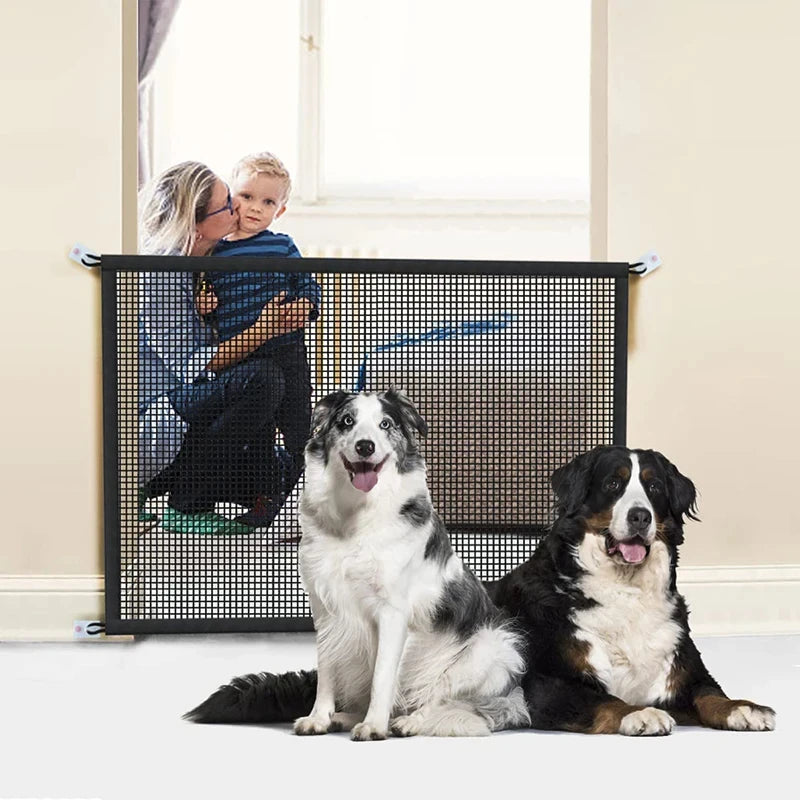 Pet Barrier With 4 Piece Hook Fasteners