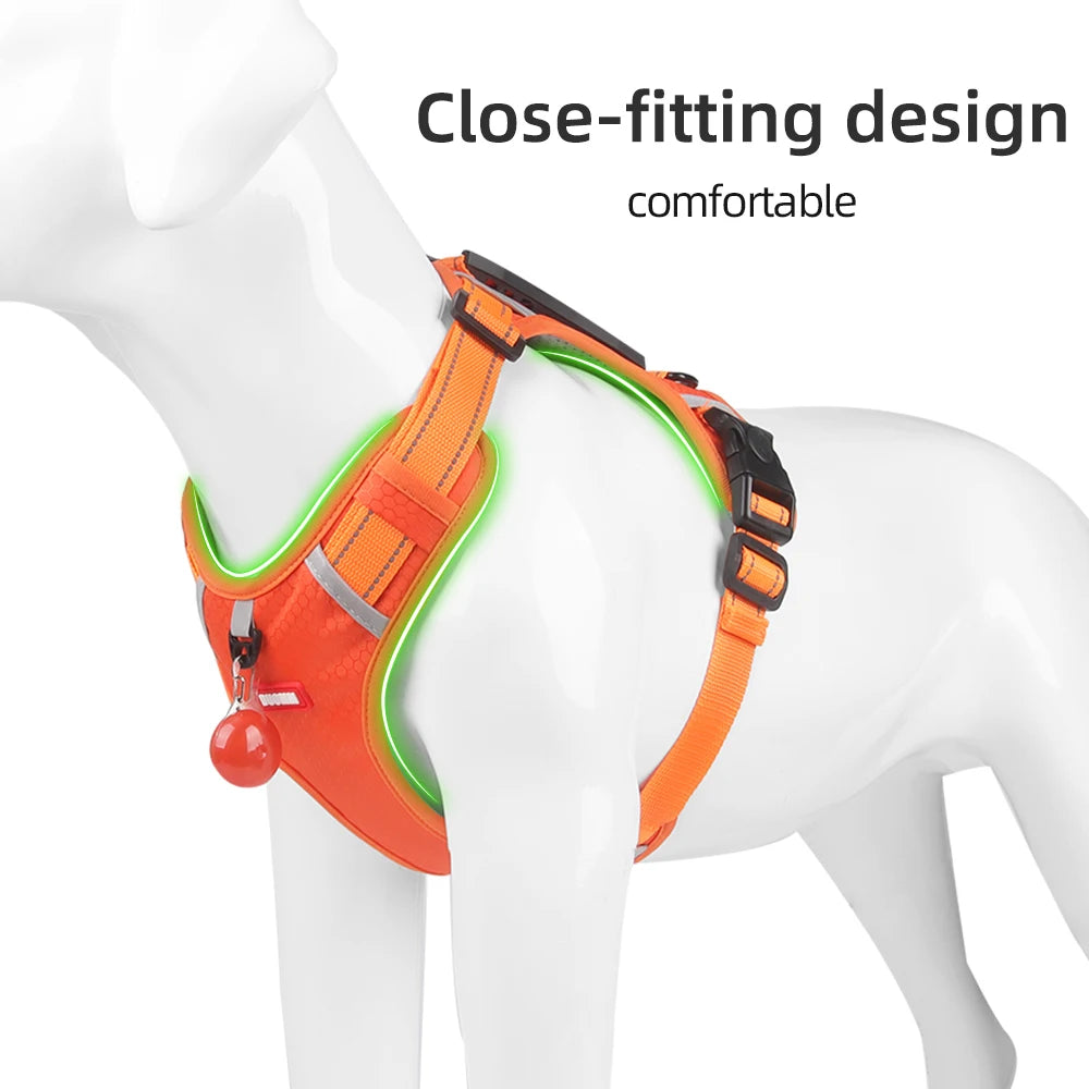 No Pull Adjustable Reflective Dog Harness