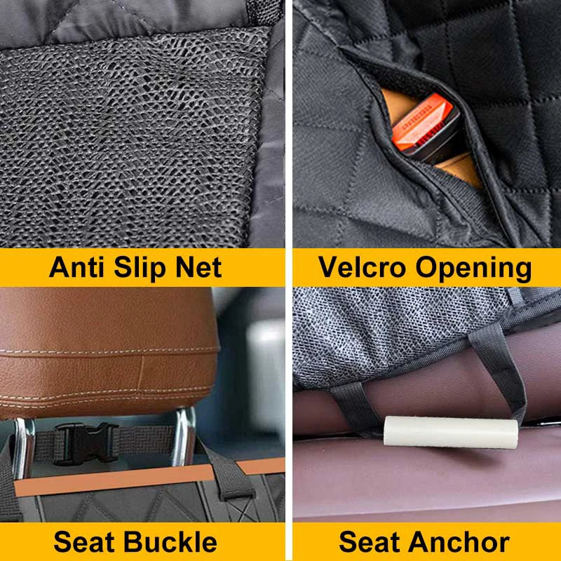 Waterproof Car Back Seat Protector Cover